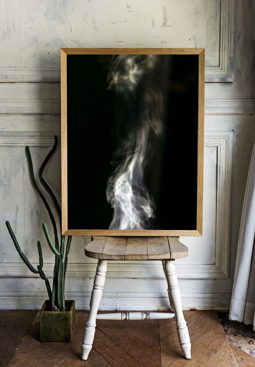 Smoke Flow Abstract Poster. — room view 1