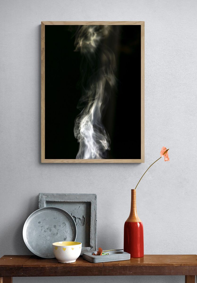 Smoke Flow Abstract Poster. — room view 3