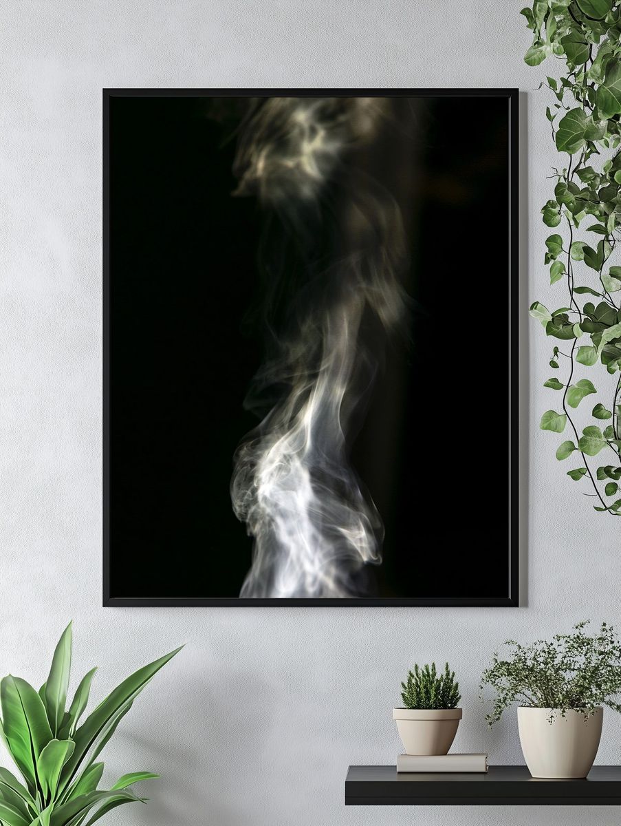 Smoke Flow Abstract Poster. — room view 4