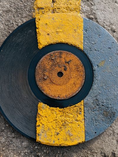 Vinyl Record Abstract Poster.