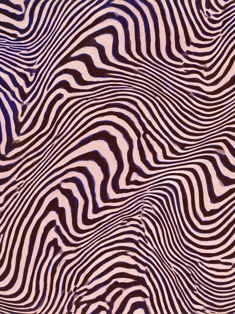 Zebra Wave Abstract Poster. poster — abstract art