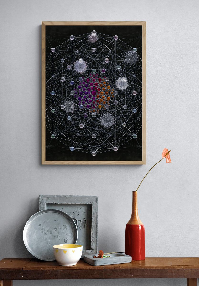 Cosmic Network Abstract Poster. — room view 3