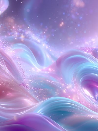 Pastel Dreamscape Abstract Poster. poster