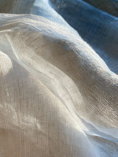 Sheer Fabric Light Abstract Print.