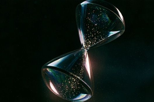 Cosmic Hourglass Abstract Poster. poster detail