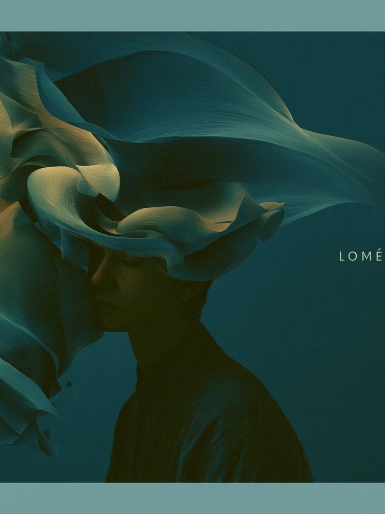 Lomé Abstract Flow Poster. poster — abstract art