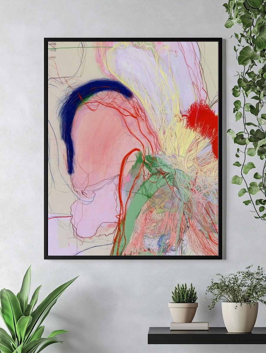 Abstract Color Field Poster. — room view 4