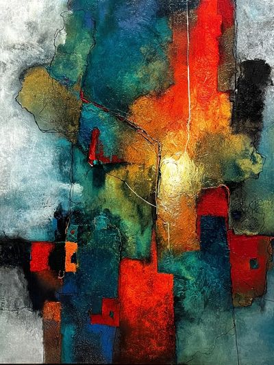Chromatic Urban Abstract Poster.