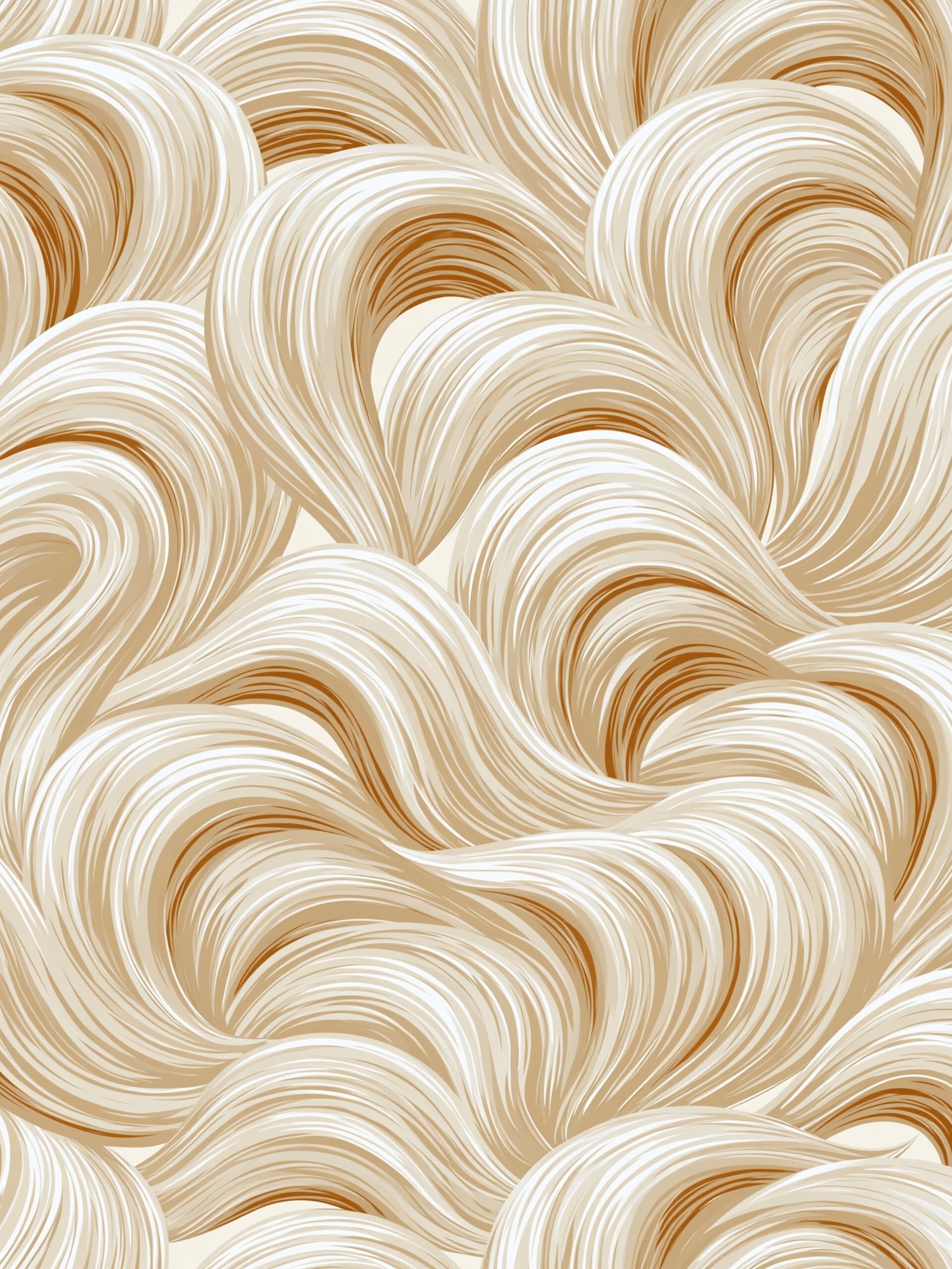 Cream Swirl Abstract Poster. poster detail