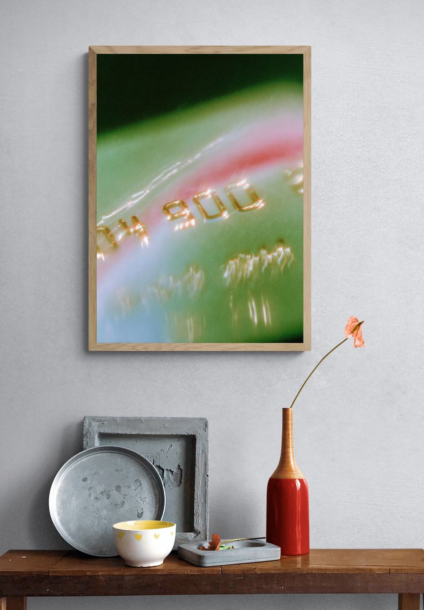 Abstract Neon Glow Print. — room view 3