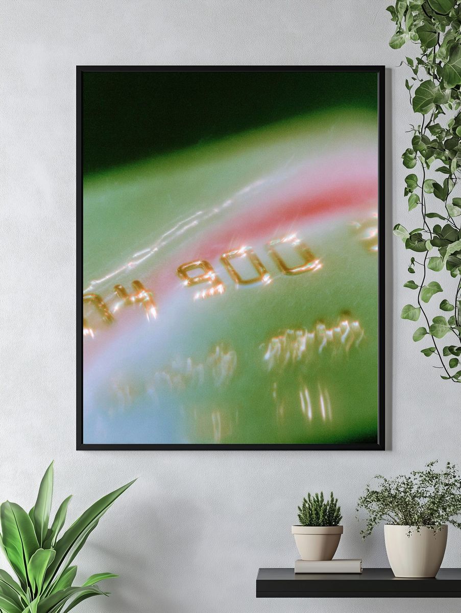 Abstract Neon Glow Print. — room view 4
