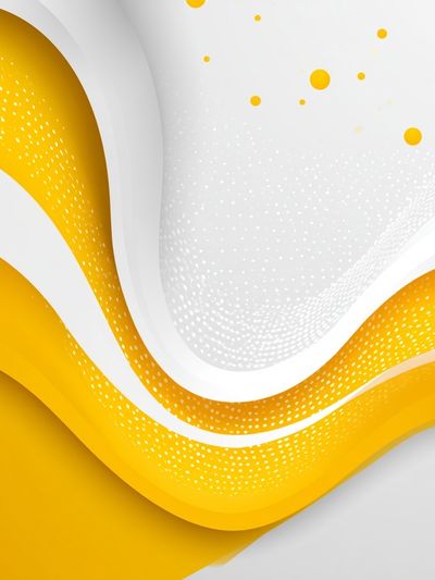 Golden Wave Abstract Poster. poster