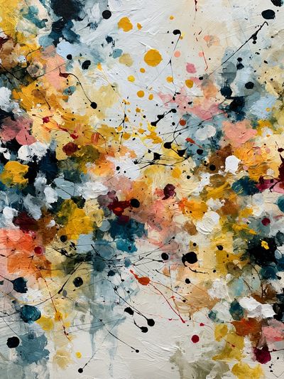 Color Splash Abstract Poster.