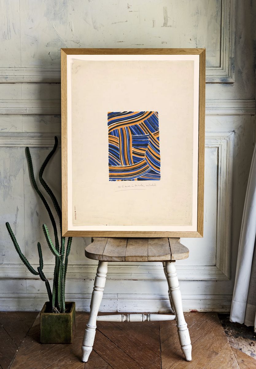Ontwerp voor een zijden stof. — room view 1