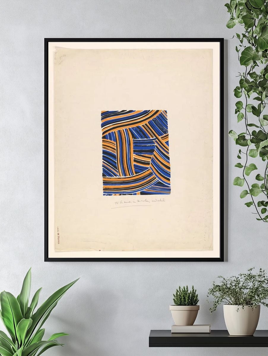 Ontwerp voor een zijden stof. — room view 4