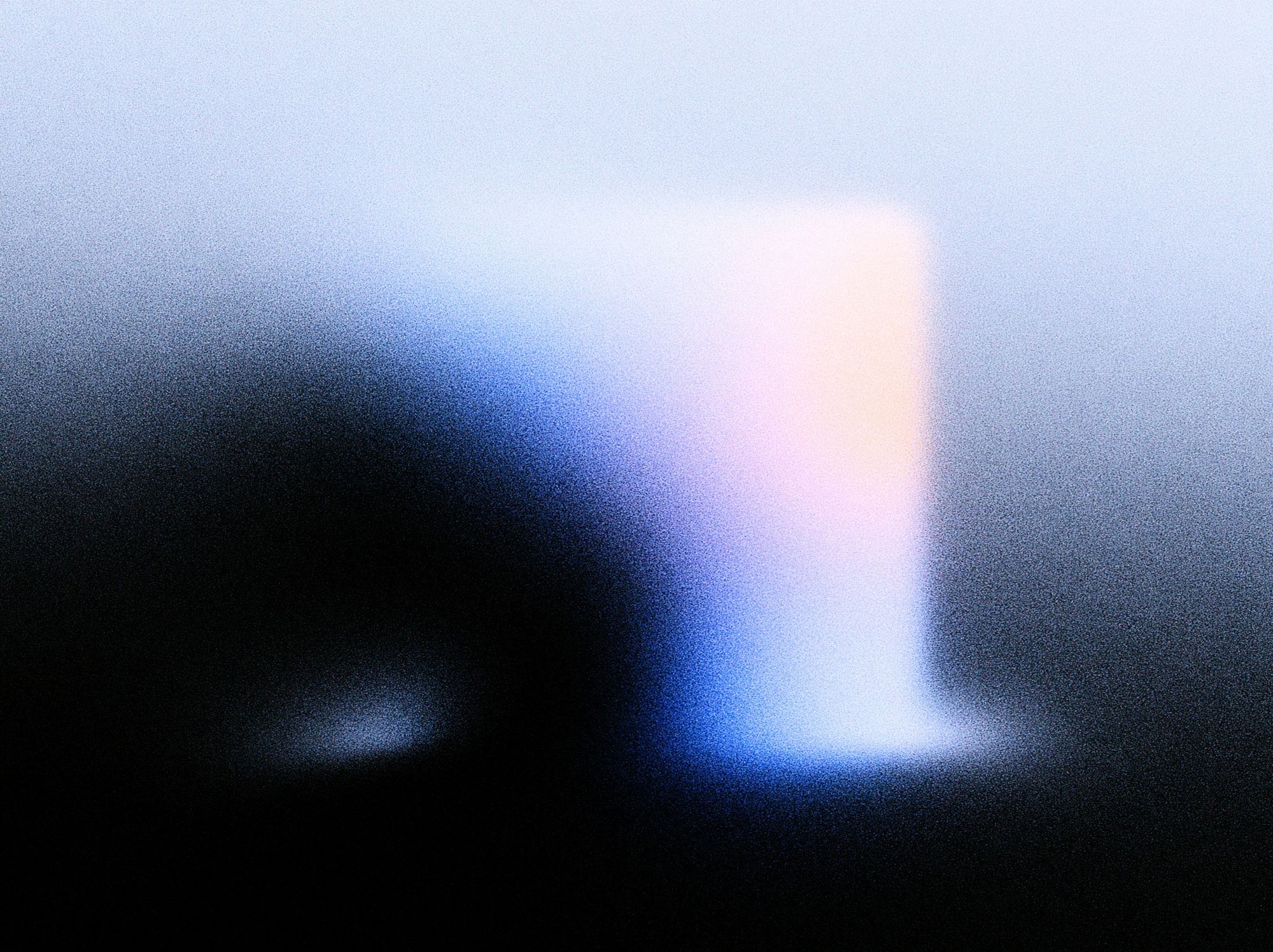 Soft Glow Abstract Poster. poster — abstract art