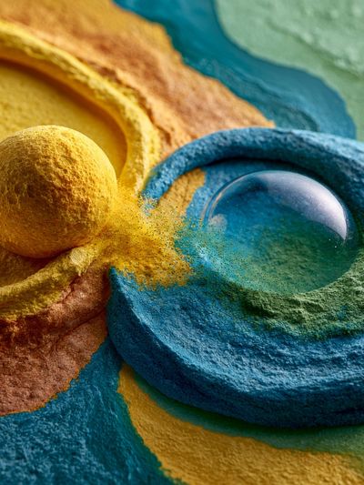 Colorful Orb Abstract Poster.