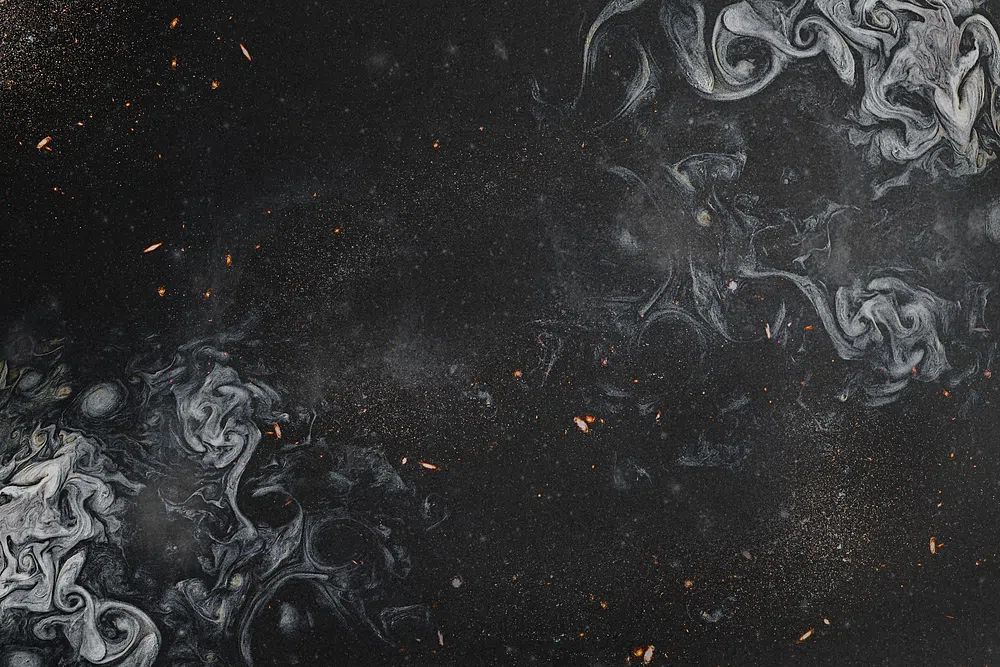 Black smoky art abstract background. poster — abstract art