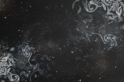 Black smoky art abstract background. poster
