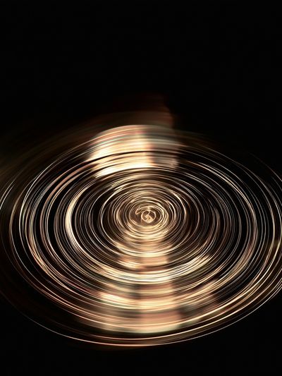 Golden Spiral Abstract Poster. poster
