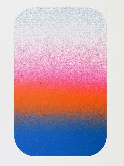 Sunset Gradient Abstract Poster. poster