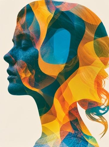 Abstract Woman Silhouette Poster. poster detail