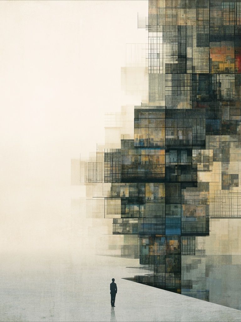 Abstract Cityscape — Fine-Art Print. poster — abstract art