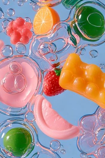 Candy Bubble Abstract Poster. poster detail