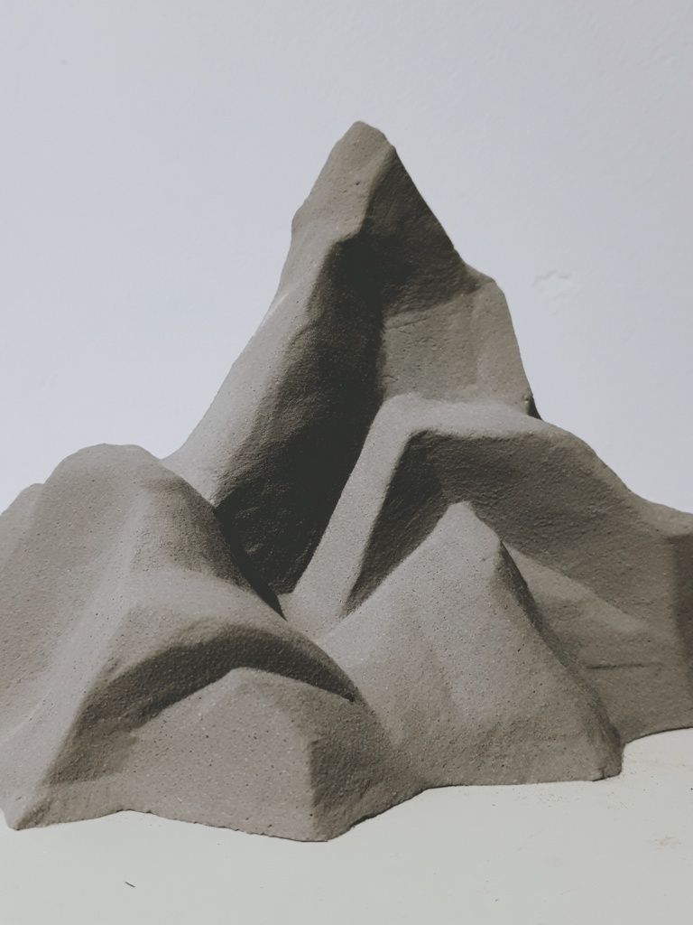 Stone Peak Abstract Print. poster detail
