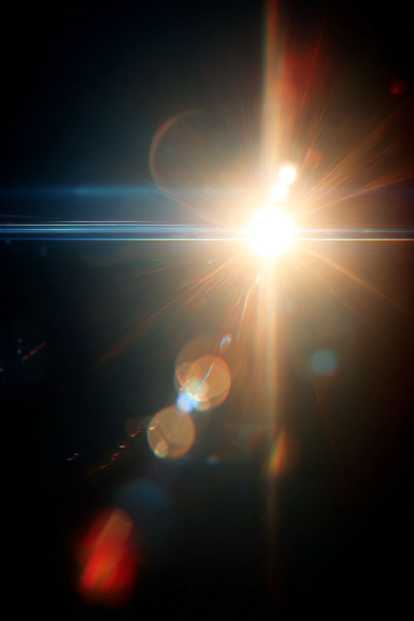 Solar Lens Flare Abstract Print. poster detail