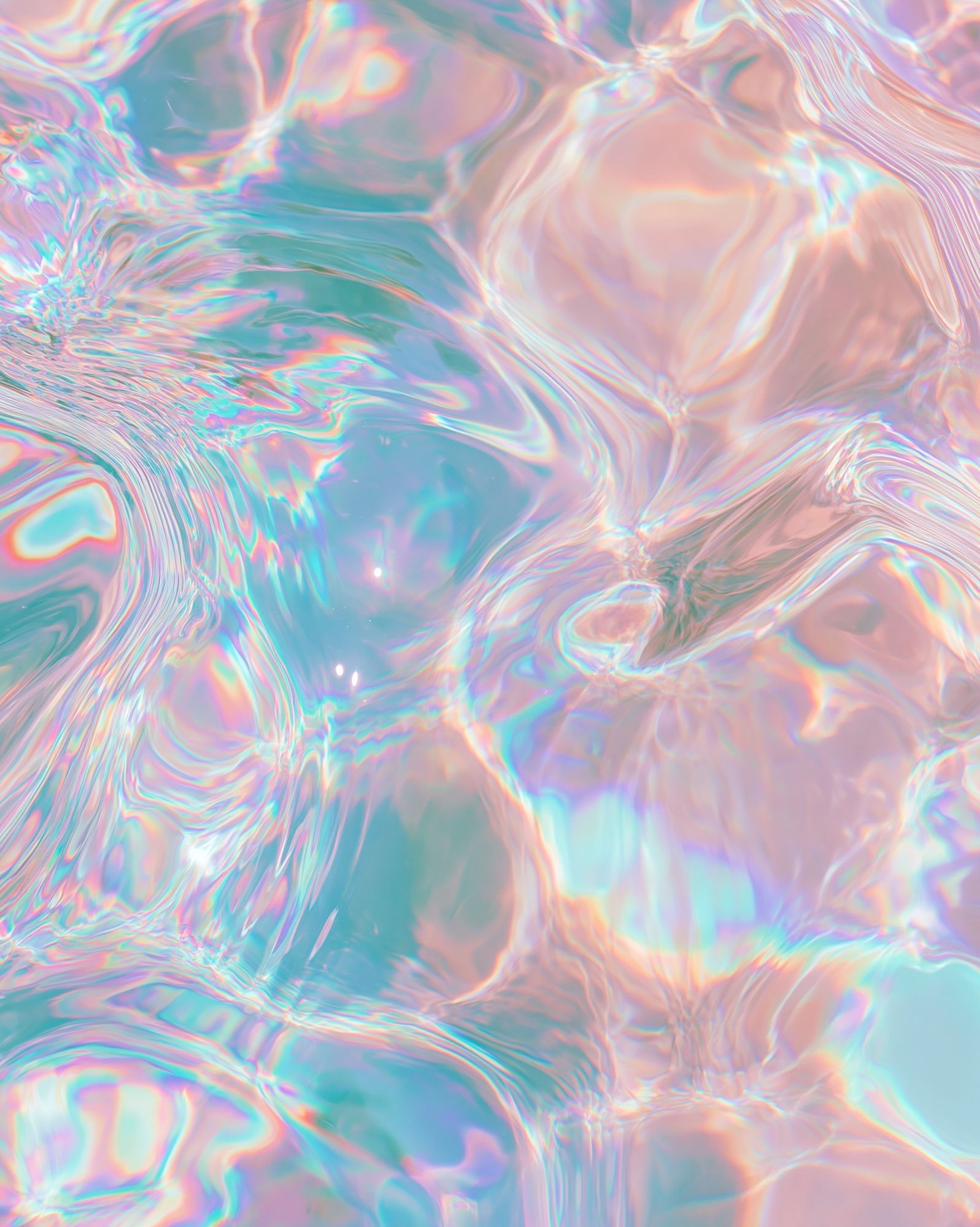 Iridescent Pastel Abstract Poster. poster — abstract art