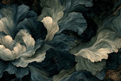 Botanical Flow Abstract Poster.