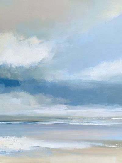 Coastal Sky Abstract Print. poster