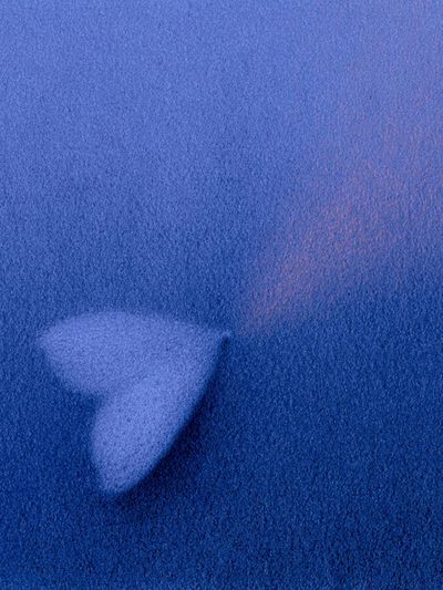 Blue Abstract Texture Poster.