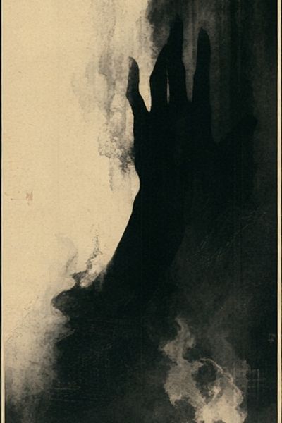 Shadowed Form Abstract Print.