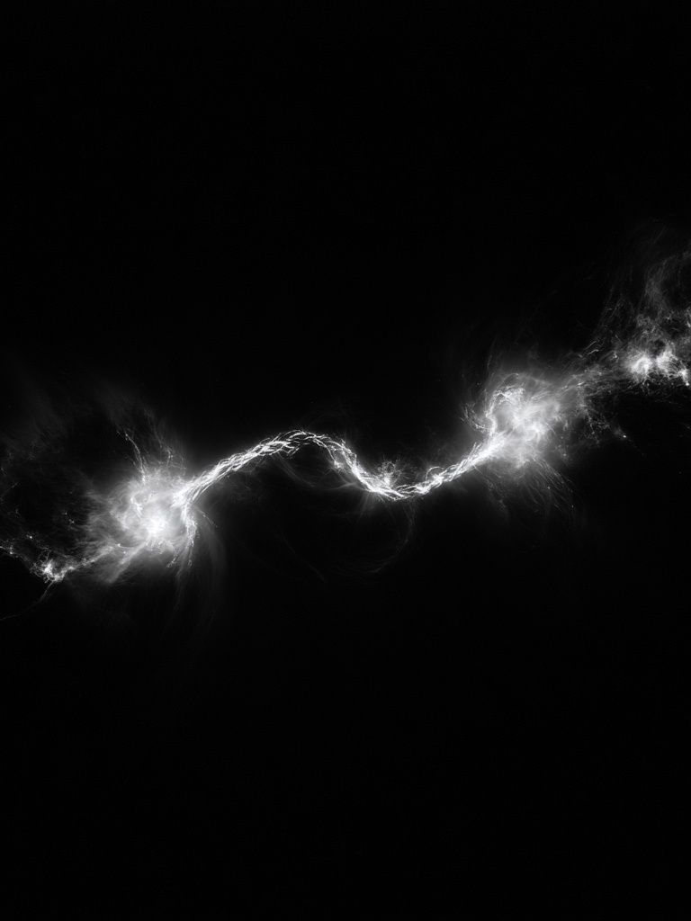 Electric Smoke Abstract Poster. poster — abstract art