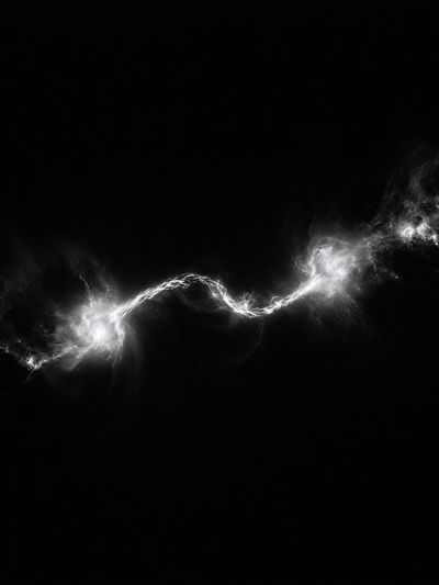 Electric Smoke Abstract Poster.