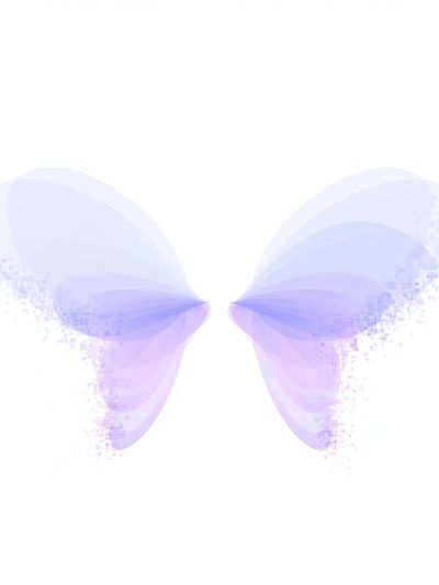 Pastel Butterfly Wings Abstract Print. poster