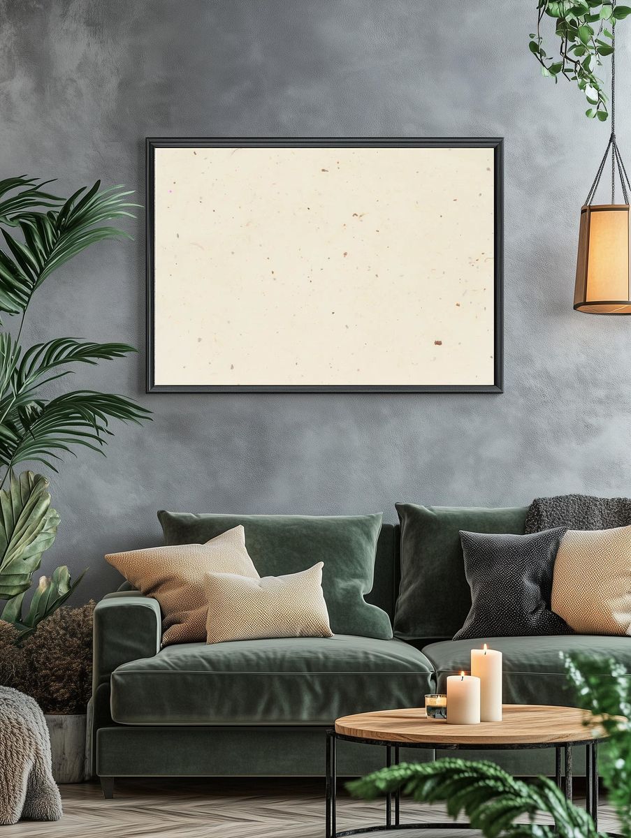 Plain beige wallpaper background blank. — room view 4