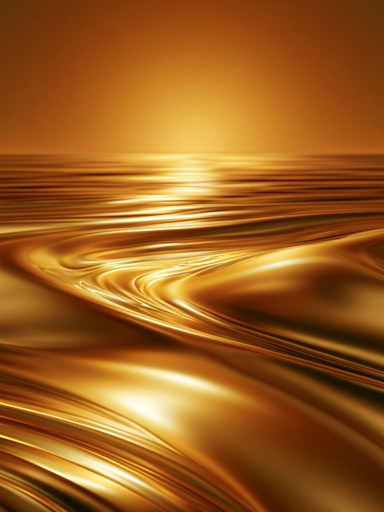 Golden Horizon Abstract Poster. poster detail