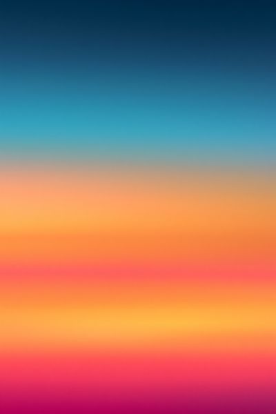 Sunset Gradient Abstract Poster.