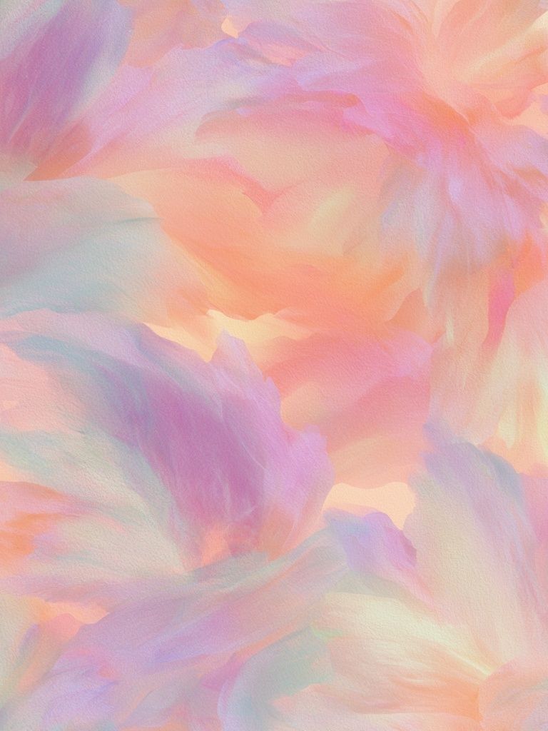 Pastel Cloud Bloom Abstract Poster. poster detail