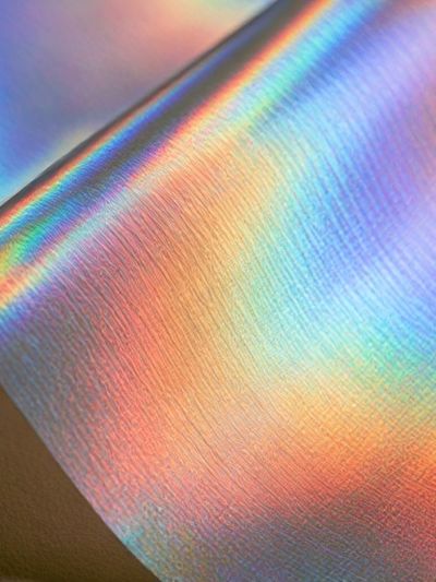 Iridescent Prism Abstract Poster.