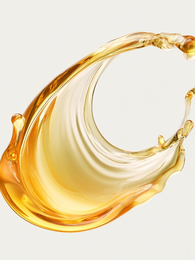 Golden Liquid Splash Abstract Poster. poster — abstract art