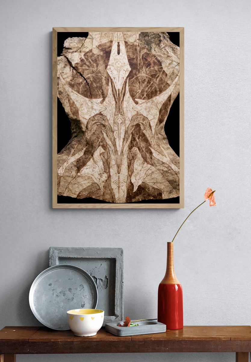 Fossil Bone Study Abstract Poster. — room view 3