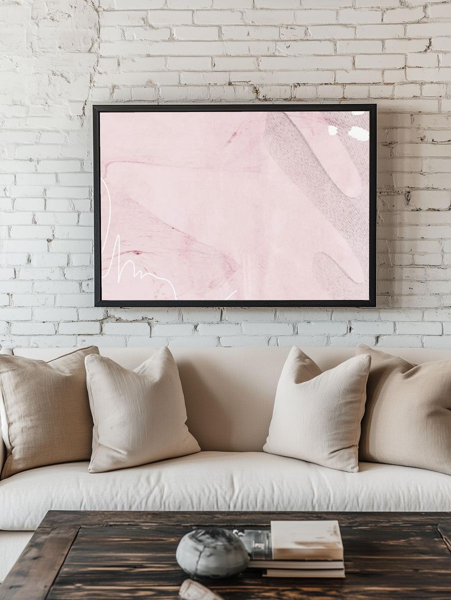 Pastel Neo Memphis social background room preview
