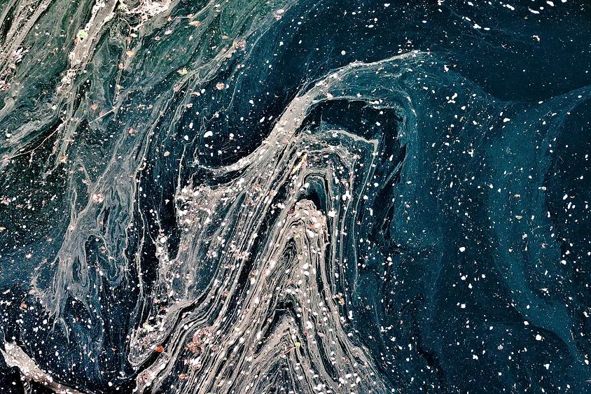 Abstract wallpaper desktop, beautiful fluid. poster — abstract art