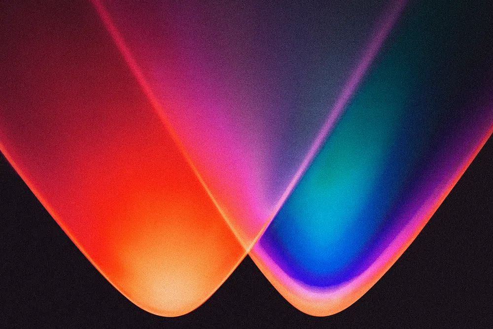 Colorful gradient background neon led. poster detail