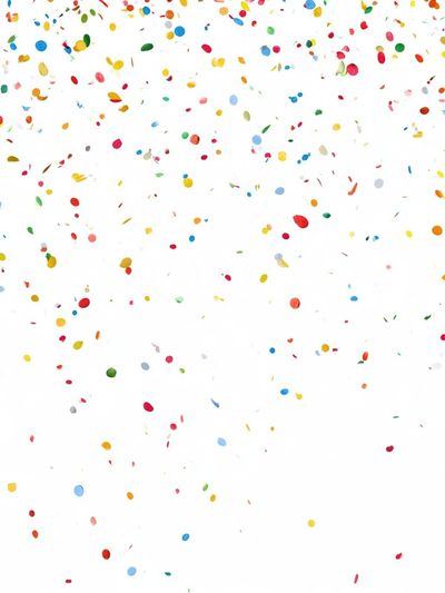 Colorful Confetti Abstract Poster.