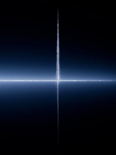 Celestial Cross Abstract Poster. poster